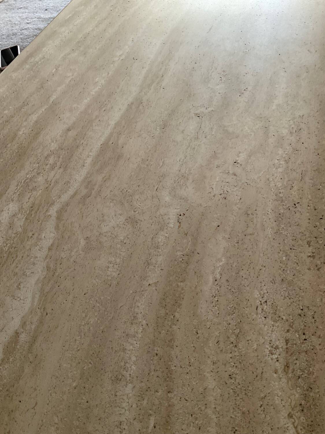 70s Travertine Coffee Table