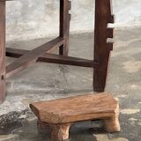 Coffee table, small vintage Indonesian modernist table in teak.