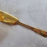 Golden shell butter dish