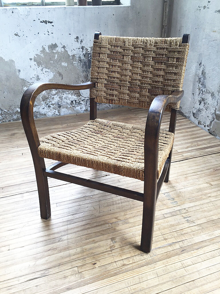 Bridge armchair Vroom and Dreesman in rope