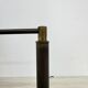 Mid-century Italian brass table desk lamp with pantograph arm, 1940s