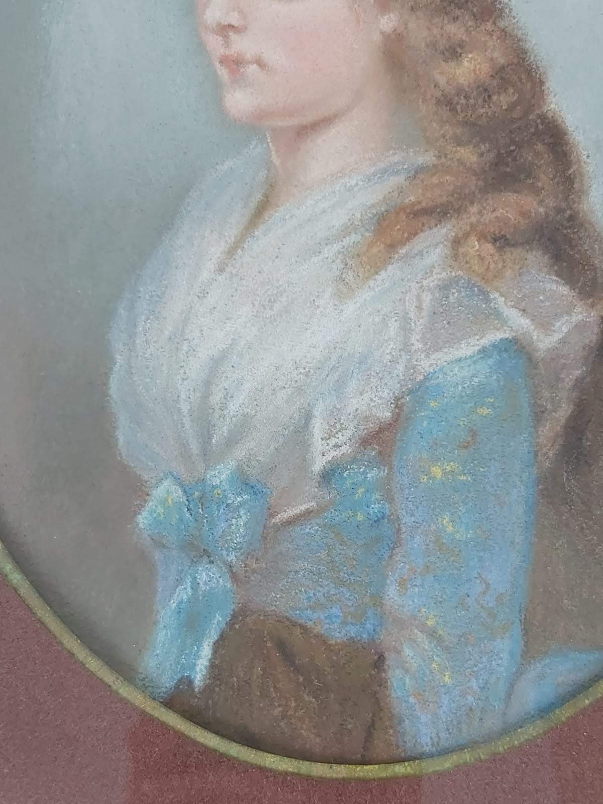 18th century pastel portrait