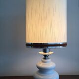 Chrome ceramic lamp 1970