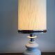 Chrome ceramic lamp 1970