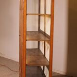 19th Century Mahogany and Burr Walnut Display Cabinet with Lighting