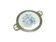 Art Nouveau tray, silver-plated brass, white porcelain, Austria, early 20th century