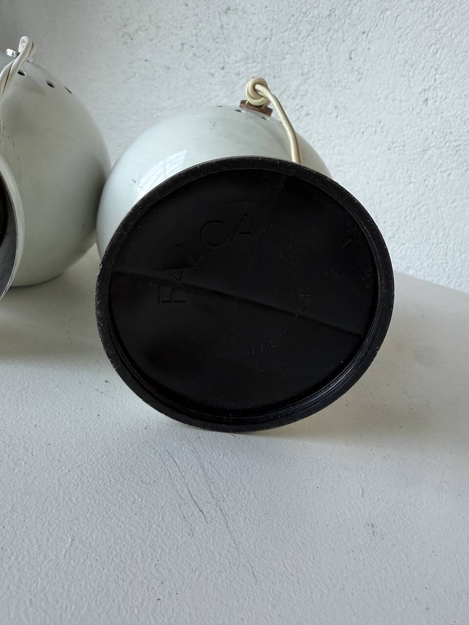 Paire de lampes « eyeball » années 80