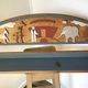 Vintage solid wood noah's ark shelf