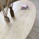 Travertine dining table 1970 Italy Tobia Scarpa