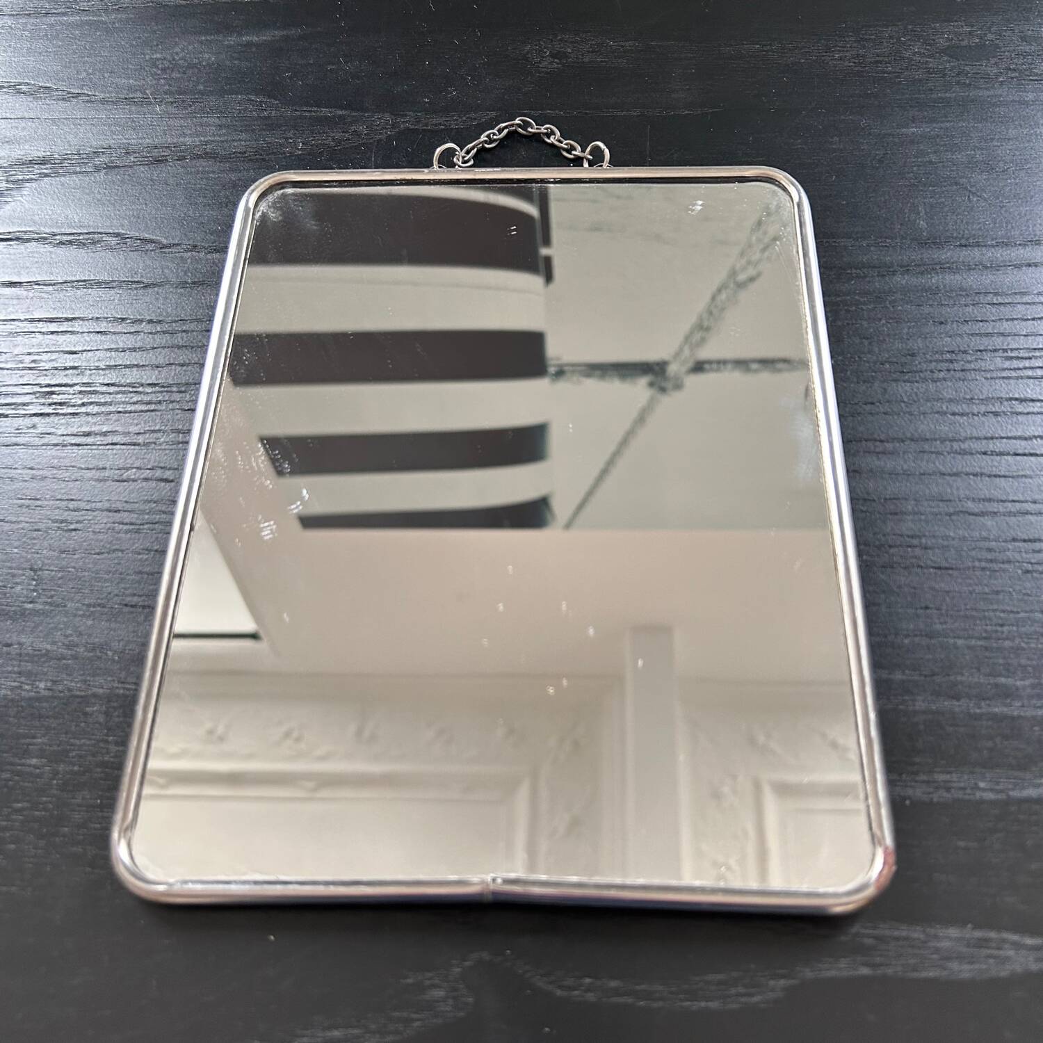 Small barber mirror