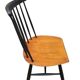 Scandinavian Fanett horseshoe chair with 7 rungs