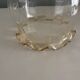 Vintage amber glass chandelier