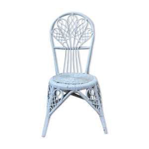 chaise ancienne en rotin