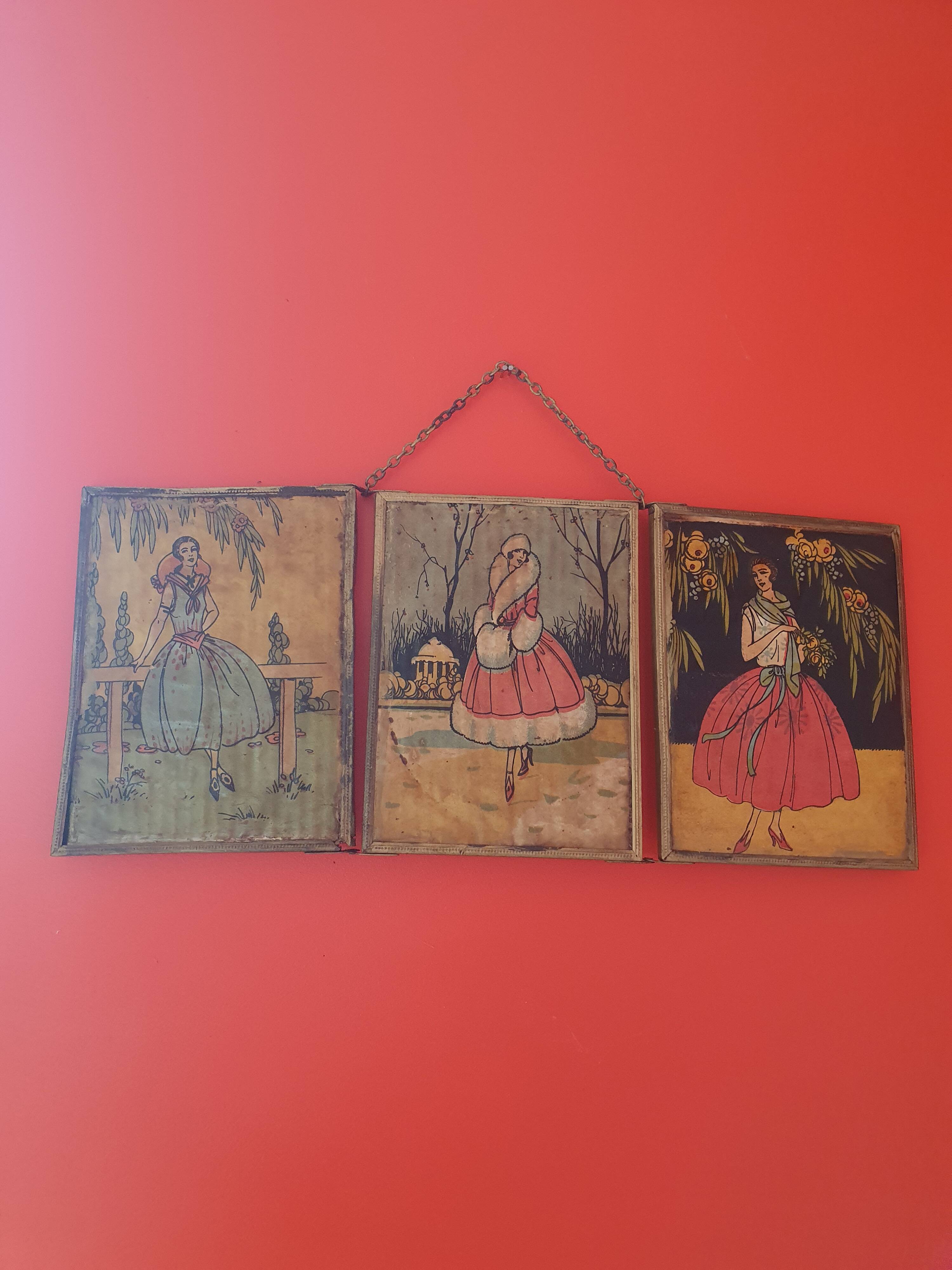 Barber triptych mirror