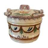 Old earthenware mustard maker grey poupon dijon