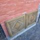 Pair of old solid oak doors
