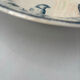 Assiette creuse longwy mesange terre de fer bleu - faïence ancienne fr