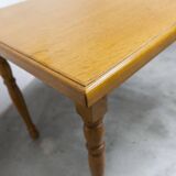 Rustic table from 1960, honey colour, 100x70cm, height 74cm.