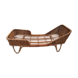 Bamboo and rattan child bed
