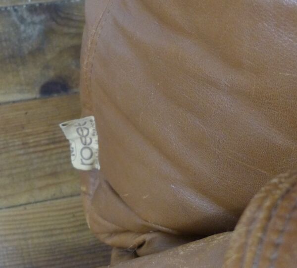 Fauteuil en cuir Marsala par Michel Ducaroy pour Ligne Roset 1970