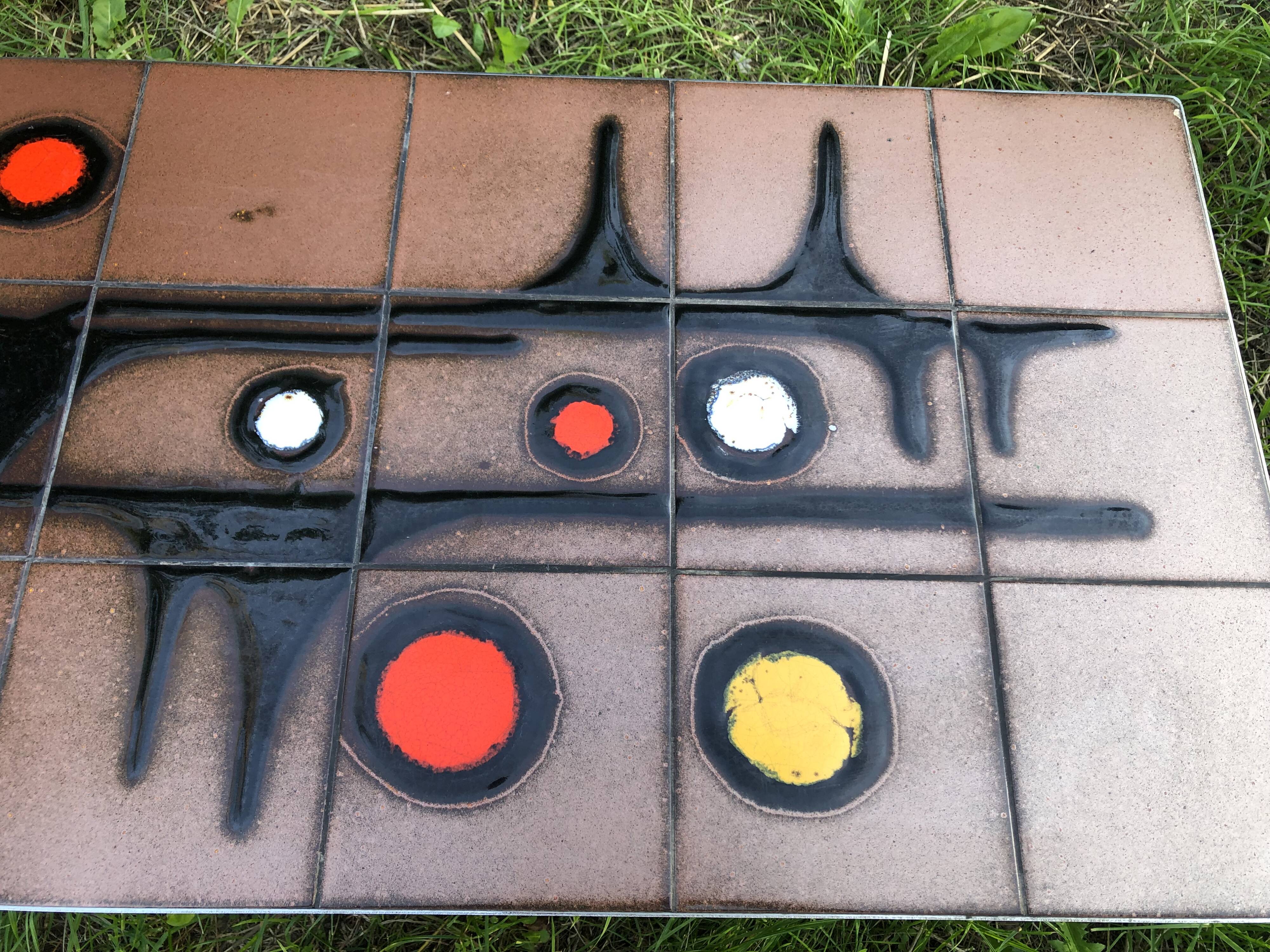 1970s Ceramic Coffee Table