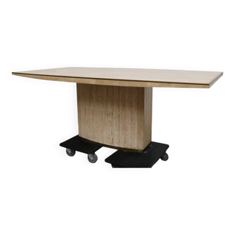 travertine table