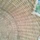 Suspension lampshade rattan straw