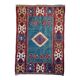 Hand-woven Turkish vintage kilim 166x116 cm