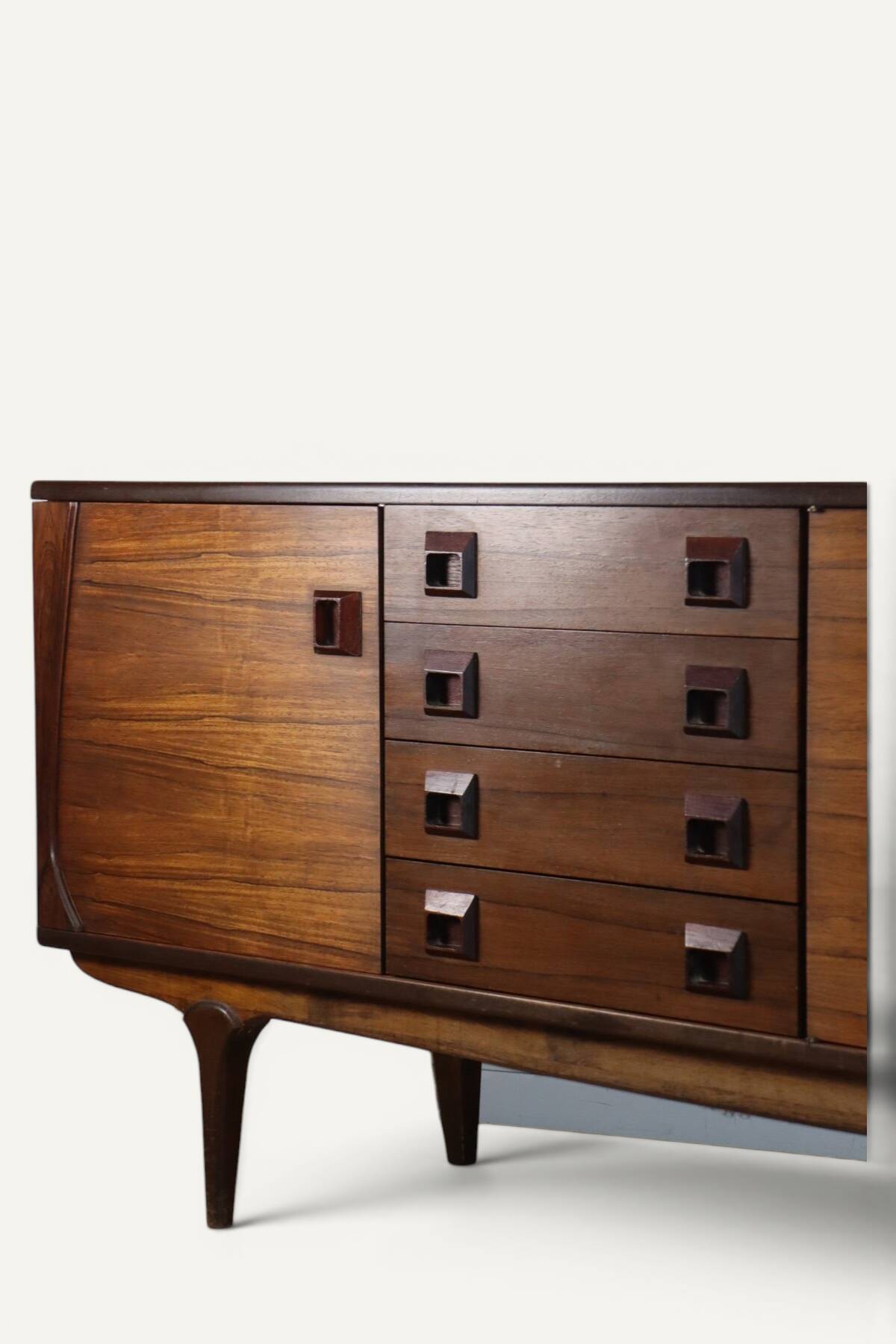 Scandinavian enfilade in rosewood – 1960s