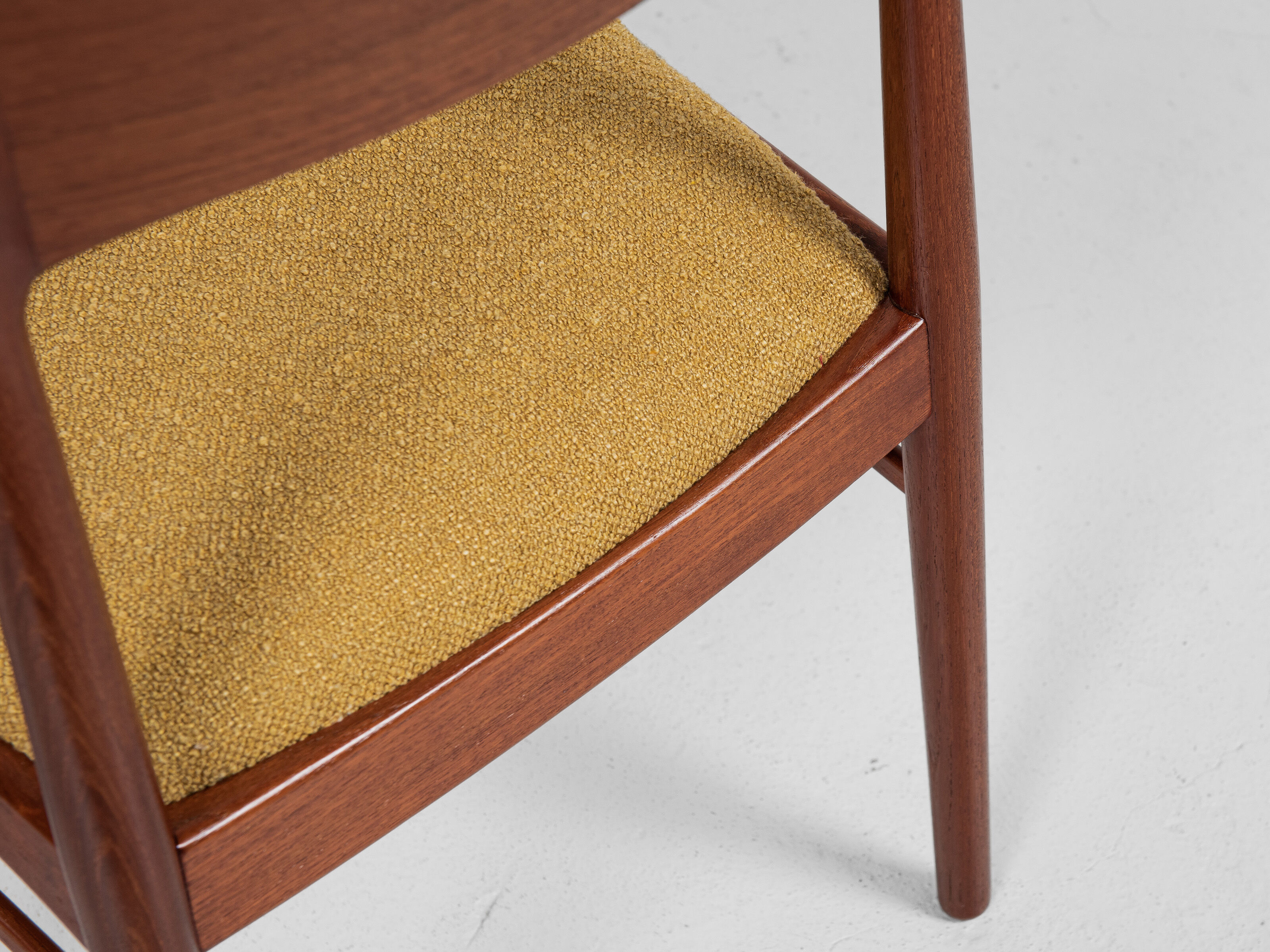 4 dining chairs in teak by Henning Kjaernulf for Korup Stolefabrik 1960s