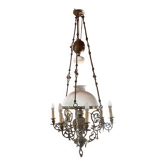 Lustre Monte-et-Baisse ancien Style Néo-Renaissance – Fin XIXe