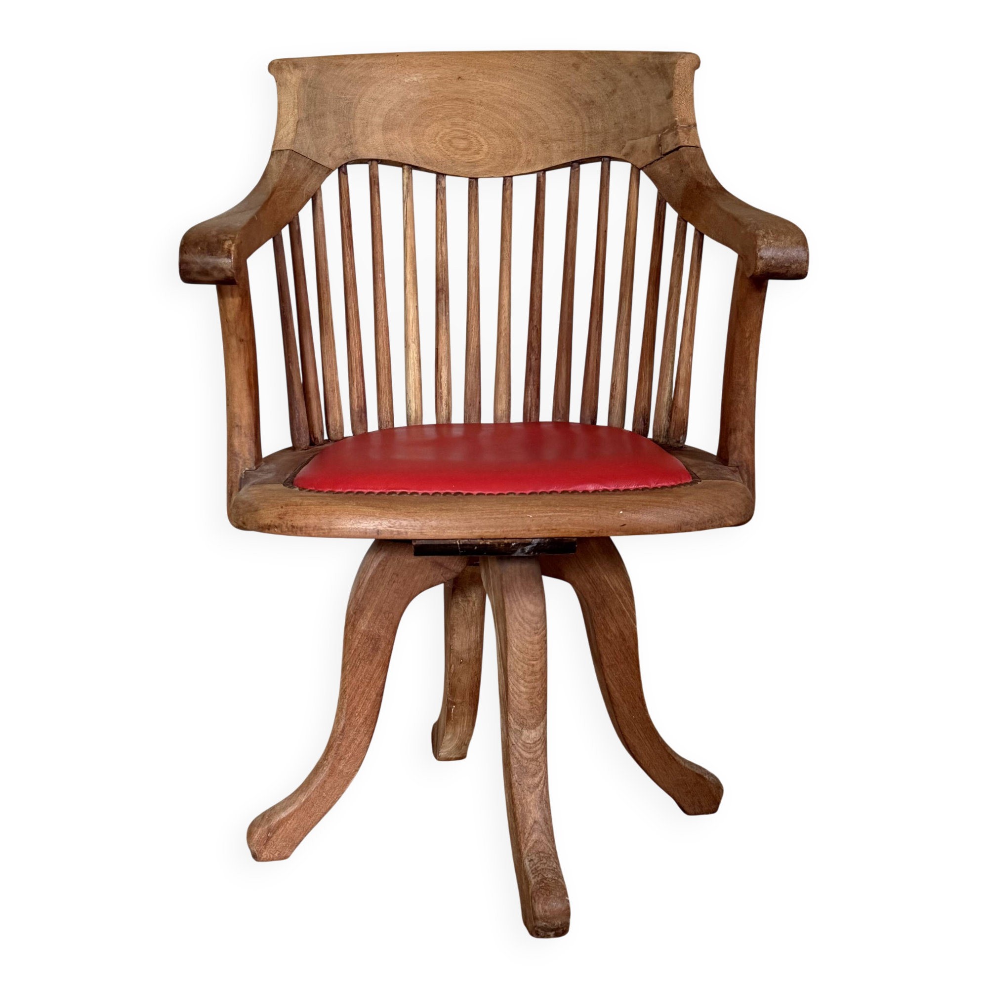 Vintage Art Deco swivel office chair