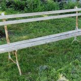 Banc de jardin pied fonte