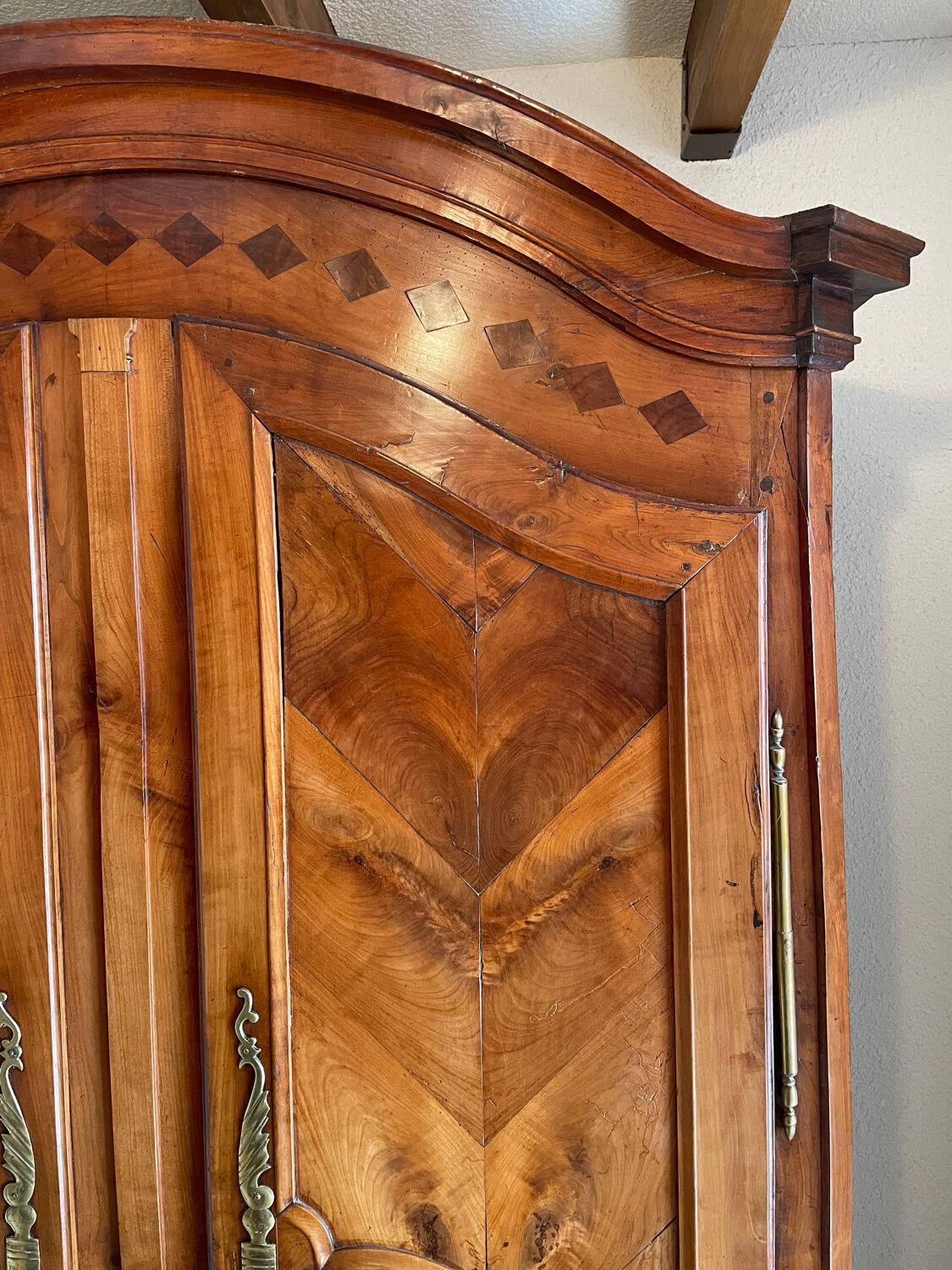 19th-century antique wardrobe