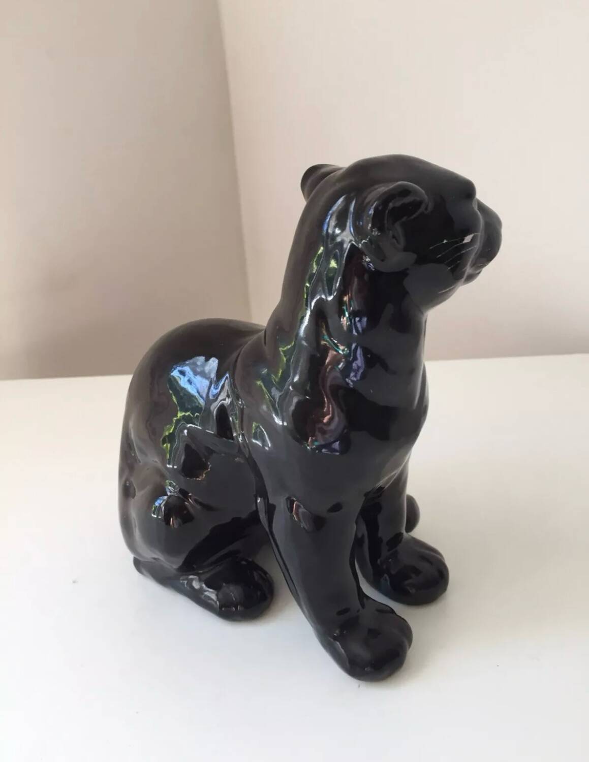 Black Panther Sculpture Made in Italy Vintage