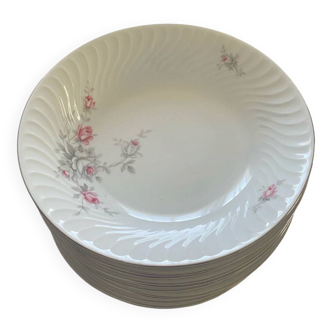 12 vintage Bareuther deep plates