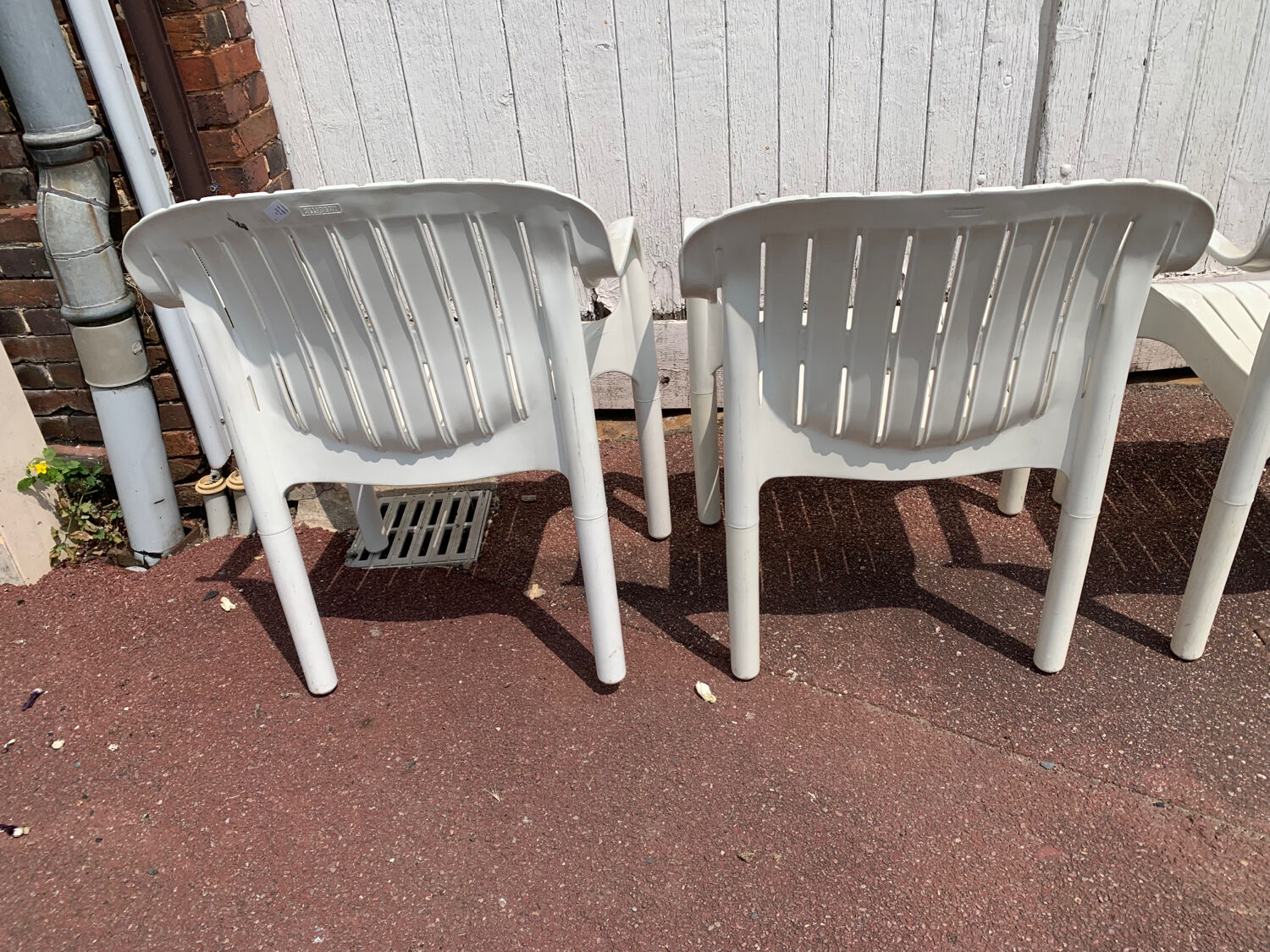 4 armchairs garden allibert Pierre Paulin "dangari"