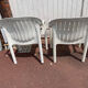 4 armchairs garden allibert Pierre Paulin "dangari"