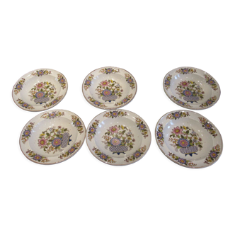 6 hollow plates "Eclat" Sarreguemines