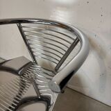 Fauteuil métal chromé, Ronald-Cecil Sportes, 1980