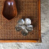 Table low rectangular rattan and caning