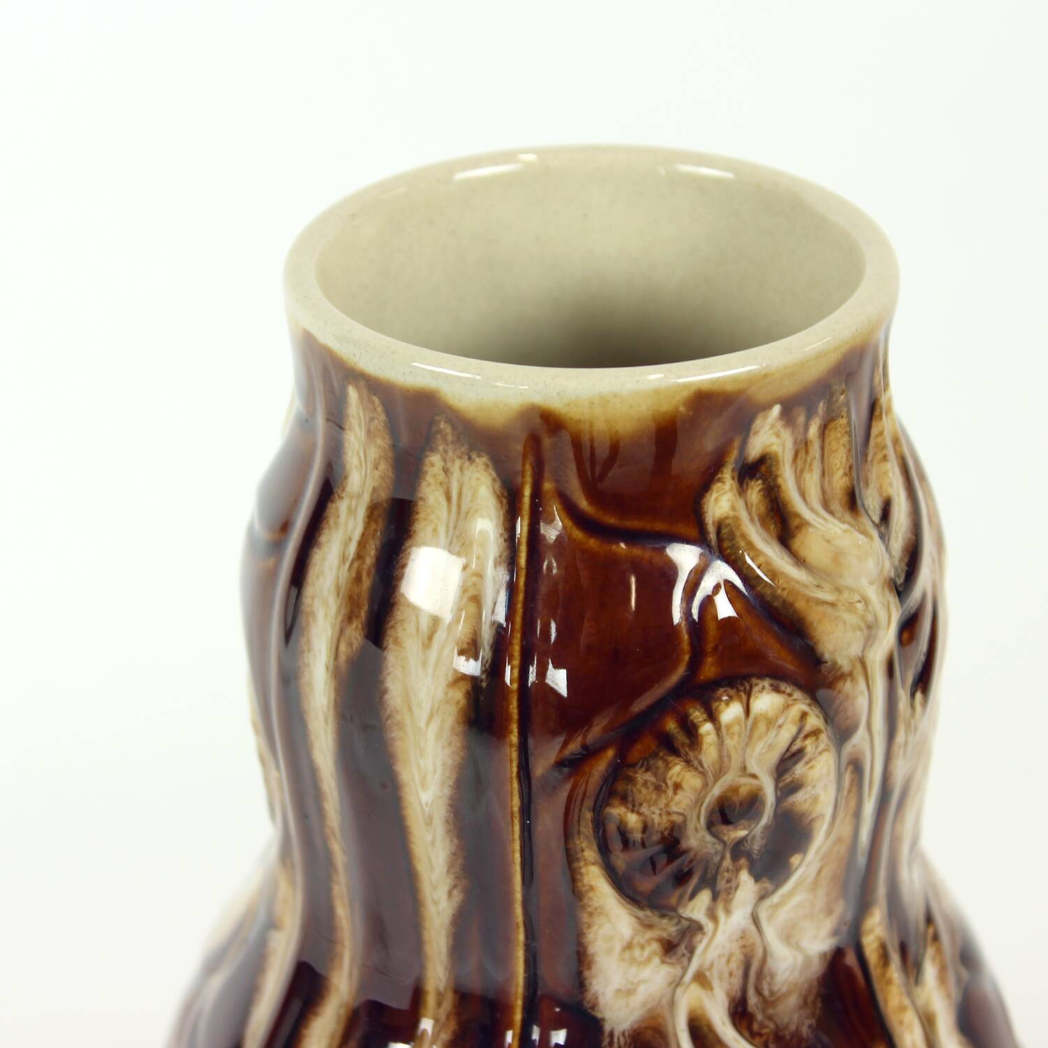 Mid Century Porcelain Trompe L’œil Vase, Czechoslovakia
