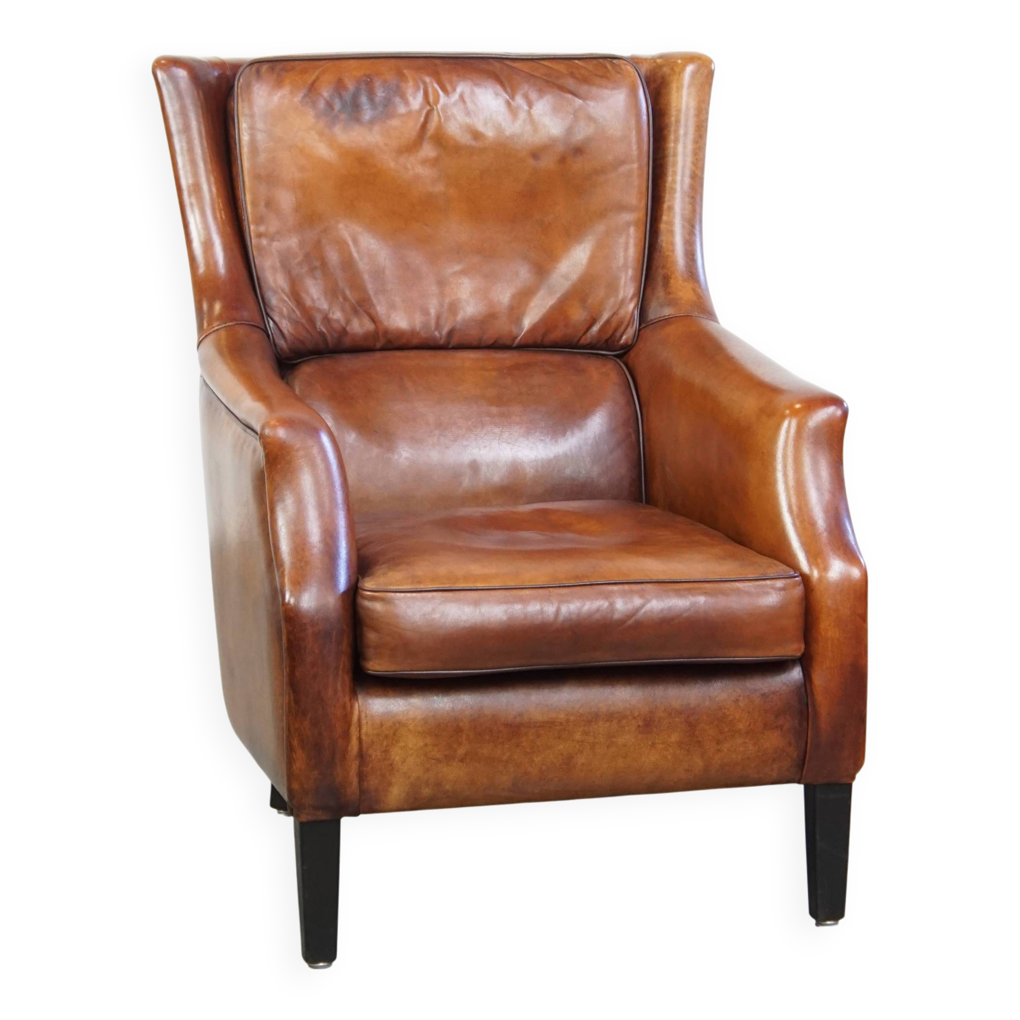 Fauteuil en cuir de mouton