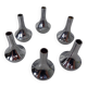 Chrome-Plated Candleholders by Quist, Germany, 1960s, Set of 6
