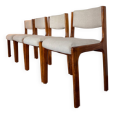 Suite de 4 chaises de style scandinave