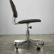 Italian Swivel Office Chair with Chrome Base, 1970s