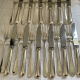 Silver-plated cheese cutlery mossler