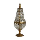 Lampe cristal et laiton