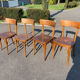Lot de 4 chaises vintage Thonet de bistrot