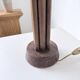 1940s Art Deco oak desk lamp